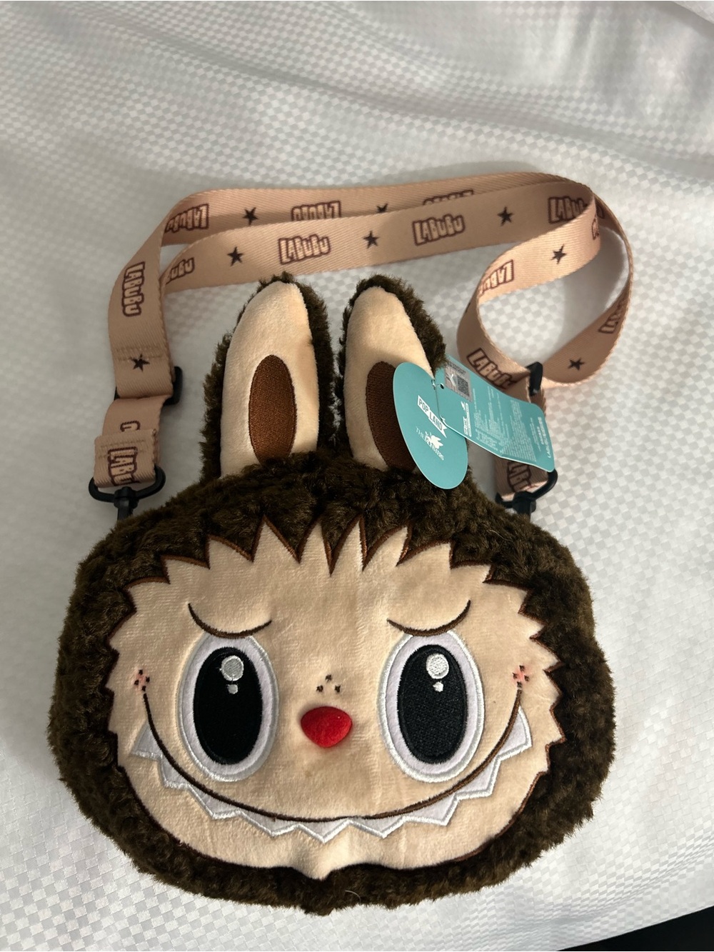 POP LAND Labubu Plush The Monsters Crossbody Bag